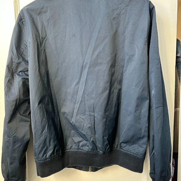Wallace & Barnes Bomber Jacket in Navy Blue Size Large - Picture 5 of 9